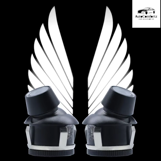 AutoComfortz™ Angel Wings LED Door Projector Lights — Premium Car Entry Light Kit (2PCS)