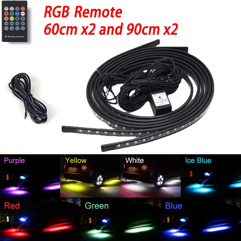 AutoComfortz™ – Dynamic RGB Underglow LED Kit with APP Control