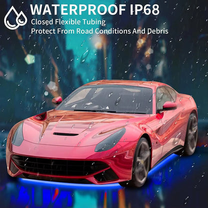 AutoComfortz™ – Dynamic RGB Underglow LED Kit with APP Control